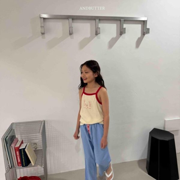 撞色格紋居家休閒長褲 韓國童裝,男童夏裝,中性童裝,童裝推薦,2026夏季童裝,男童穿搭,韓系童裝,中性穿搭,韓國代購