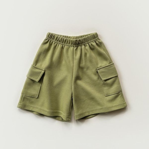 雙側口袋休閒短褲 韓國童裝,男童夏裝,中性童裝,童裝推薦,2026夏季童裝,男童穿搭,韓系童裝,中性穿搭,韓國代購