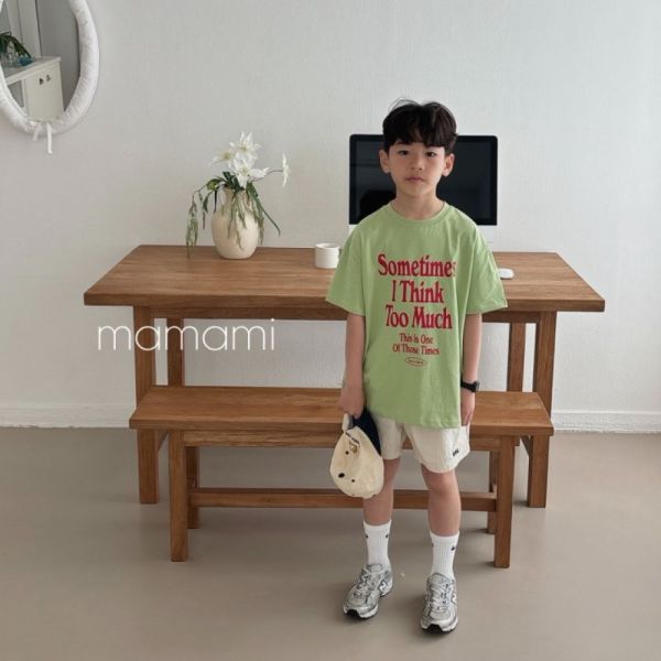勵志英標短袖上衣 韓國童裝,質感童裝,童裝推薦,韓系風格,男女童裝,韓風穿搭,韓國代購,韓國空運,親子裝