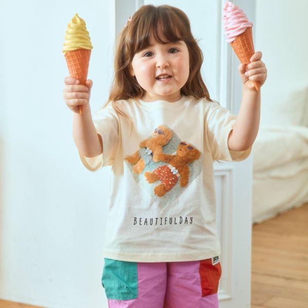 CHILL熊熊短袖上衣 韓國童裝,男童夏裝,中性童裝,童裝推薦,2026夏季童裝,男童穿搭,韓系童裝,中性穿搭,韓國代購