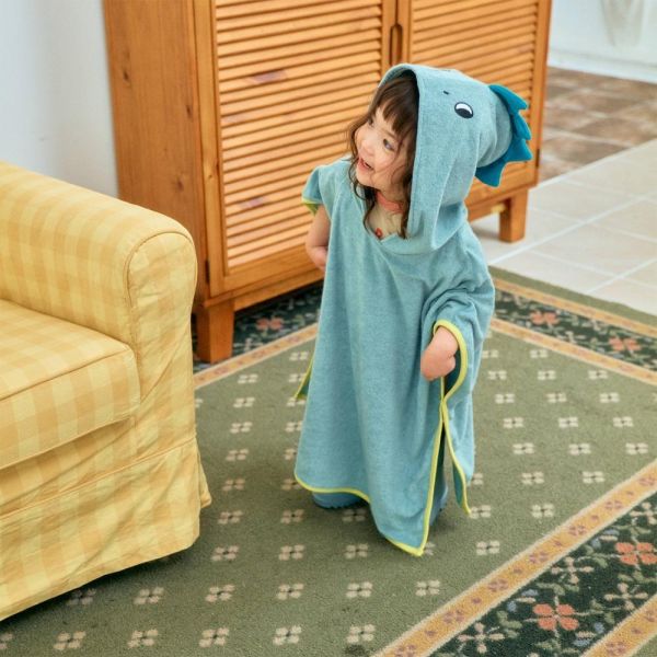 玩水必備!恐龍連帽沙灘巾 韓國童裝,男童夏裝,中性童裝,童裝推薦,2026夏季童裝,男童穿搭,韓系童裝,中性穿搭,韓國代購