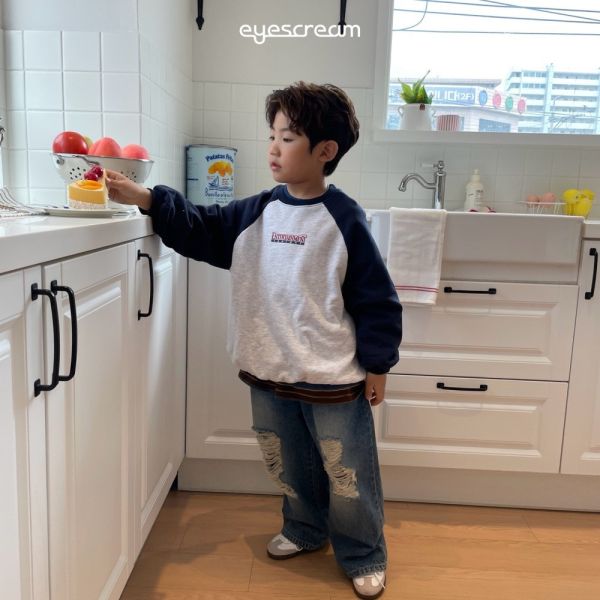 ENTERTAINMENT插肩長袖上衣 韓國童裝,男童秋裝,中性童裝,韓系童裝推薦,2025秋季童裝,韓國男童新款,中性風男童穿搭,秋季男童服飾推薦,小男友穿搭