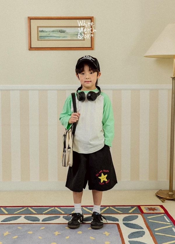 小星星涼感休閒短褲 韓國童裝,男童夏裝,中性童裝,童裝推薦,2026夏季童裝,男童穿搭,韓系童裝,中性穿搭,韓國代購