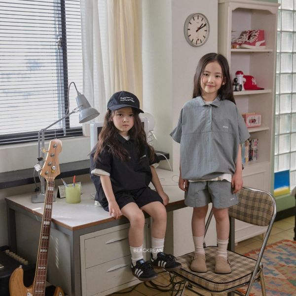 帥氣工裝風刷刷短袖上衣 韓國童裝,男童夏裝,中性童裝,童裝推薦,2026夏季童裝,男童穿搭,韓系童裝,中性穿搭,韓國代購