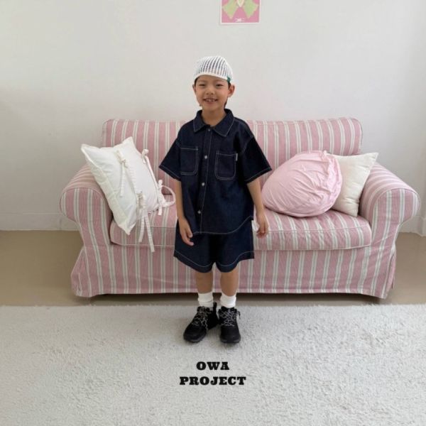復古牛仔風短褲 韓國童裝,質感童裝,童裝推薦,韓系風格,男女童裝,韓風穿搭