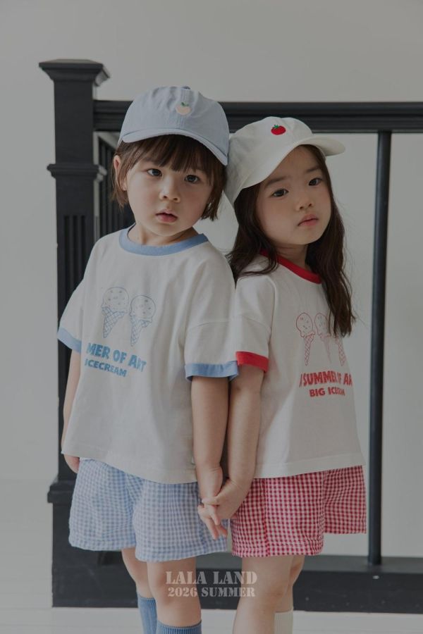 消暑冰淇淋短袖上衣 韓國童裝,男童夏裝,中性童裝,童裝推薦,2026夏季童裝,男童穿搭,韓系童裝,中性穿搭,韓國代購