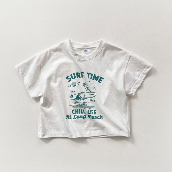 鵜鶘先生衝浪去短袖上衣 韓國童裝,男童夏裝,中性童裝,童裝推薦,2026夏季童裝,男童穿搭,韓系童裝,中性穿搭,韓國代購