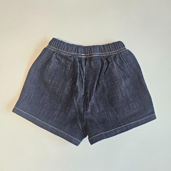 拼接條紋牛仔短褲 韓國童裝,男童夏裝,中性童裝,童裝推薦,2026夏季童裝,男童穿搭,韓系童裝,中性穿搭,韓國代購