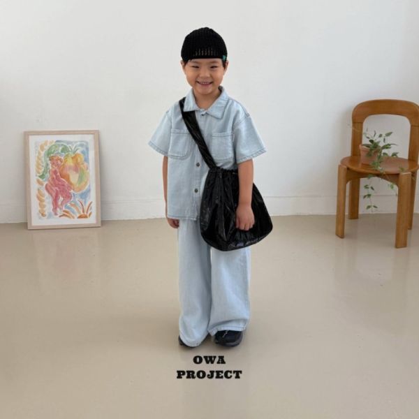 復古牛仔風落地寬長褲 韓國童裝,質感童裝,童裝推薦,韓系風格,男女童裝,韓風穿搭