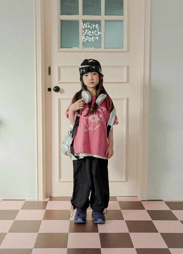 工裝雙側口袋可縮口休閒長褲 韓國童裝,男童夏裝,中性童裝,童裝推薦,2026夏季童裝,男童穿搭,韓系童裝,中性穿搭,韓國代購