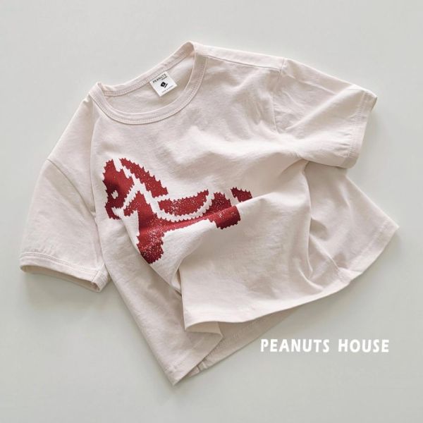 像素小馬短袖上衣 韓國童裝,男童夏裝,中性童裝,童裝推薦,2026夏季童裝,男童穿搭,韓系童裝,中性穿搭,韓國代購