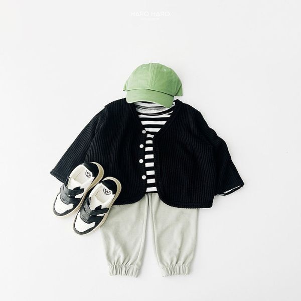 基礎條紋長袖上衣 