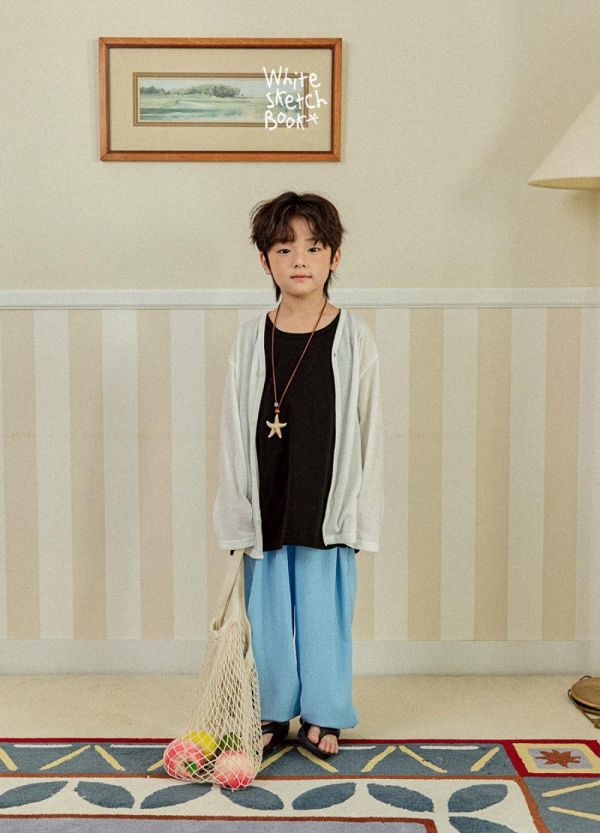 冷氣房必備排釦薄罩衫 韓國童裝,男童夏裝,中性童裝,童裝推薦,2026夏季童裝,男童穿搭,韓系童裝,中性穿搭,韓國代購