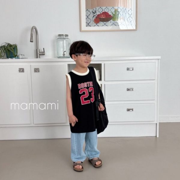 經典23運動棉背心 韓國童裝,質感童裝,童裝推薦,韓系風格,男女童裝,韓風穿搭,韓國代購,韓國空運