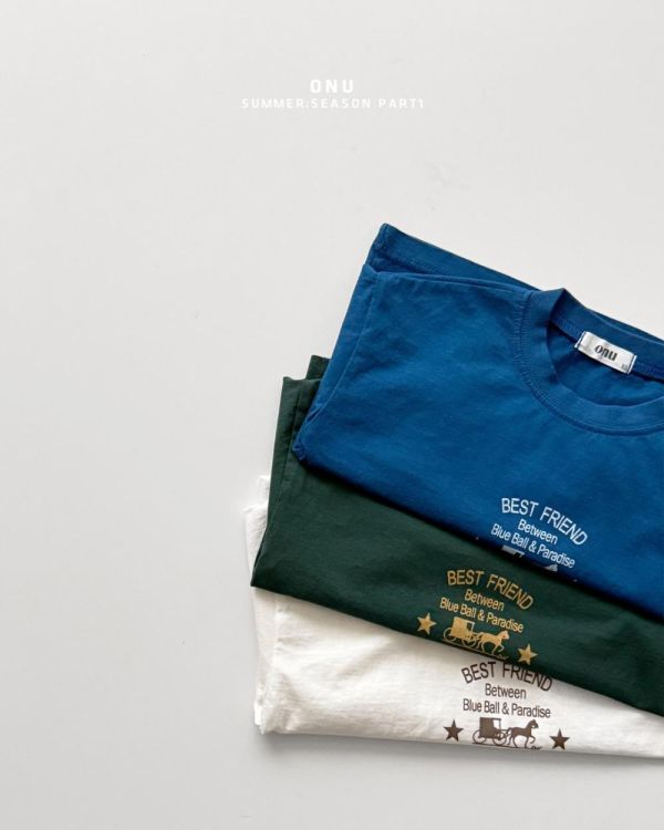 馬車朋友短袖上衣 韓國童裝,男童夏裝,中性童裝,童裝推薦,2026夏季童裝,男童穿搭,韓系童裝,中性穿搭,韓國代購