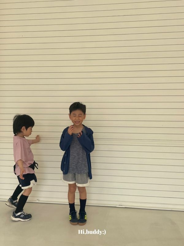 毛圈布裝飾滾邊運動短褲 韓國童裝,質感童裝,童裝推薦,韓系風格,男女童裝,韓風穿搭,韓國代購,韓國空運,親子穿搭