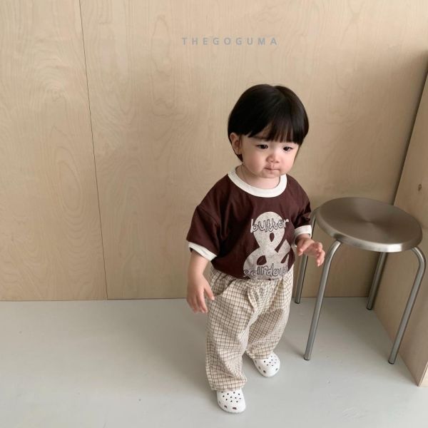 日常格紋休閒長褲 韓國童裝,男童夏裝,中性童裝,童裝推薦,2026夏季童裝,男童穿搭,韓系童裝,中性穿搭,韓國代購