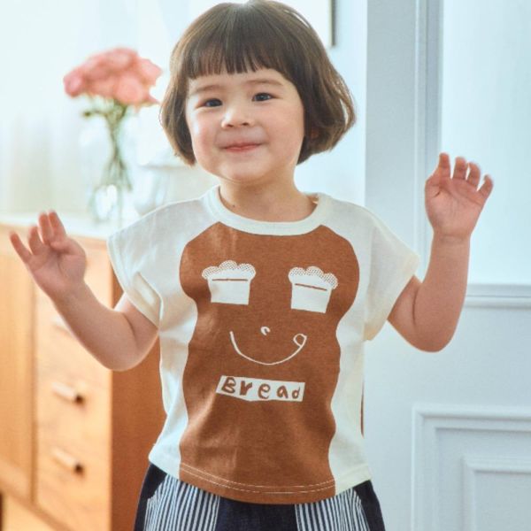 好吃吐司短袖上衣 韓國童裝,男童夏裝,中性童裝,童裝推薦,2026夏季童裝,男童穿搭,韓系童裝,中性穿搭,韓國代購