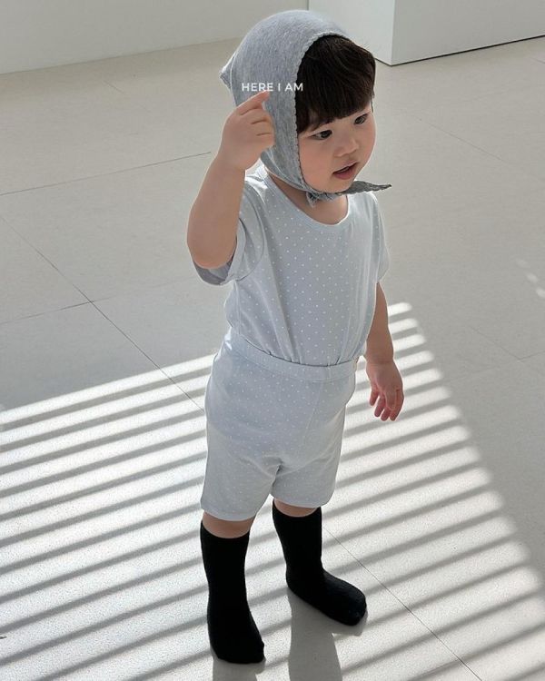 滿滿點點短袖家居服套裝 韓國童裝,男童夏裝,中性童裝,童裝推薦,2026夏季童裝,男童穿搭,韓系童裝,中性穿搭,韓國代購