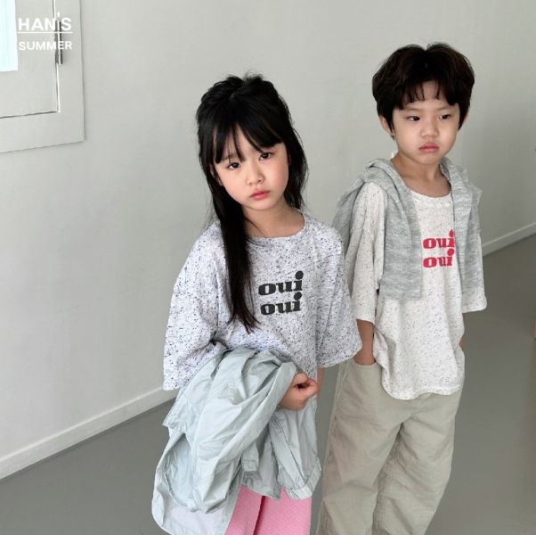 OUIOUI短袖上衣 韓國童裝,質感童裝,童裝推薦,韓系風格,男女童裝,韓風穿搭,韓國代購,韓國空運
