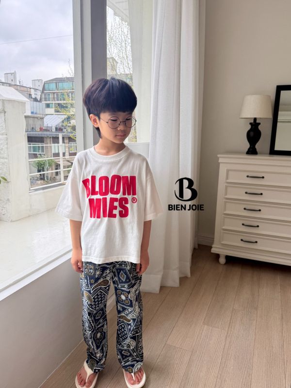 變形蟲圖騰休閒長褲 韓國童裝,質感童裝,童裝推薦,韓系風格,男女童裝,韓風穿搭,韓國代購,韓國空運,親子穿搭