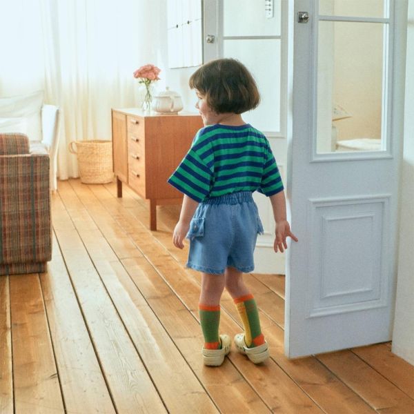 鯊魚牙齒立體口袋牛仔短褲 韓國童裝,男童夏裝,中性童裝,童裝推薦,2026夏季童裝,男童穿搭,韓系童裝,中性穿搭,韓國代購