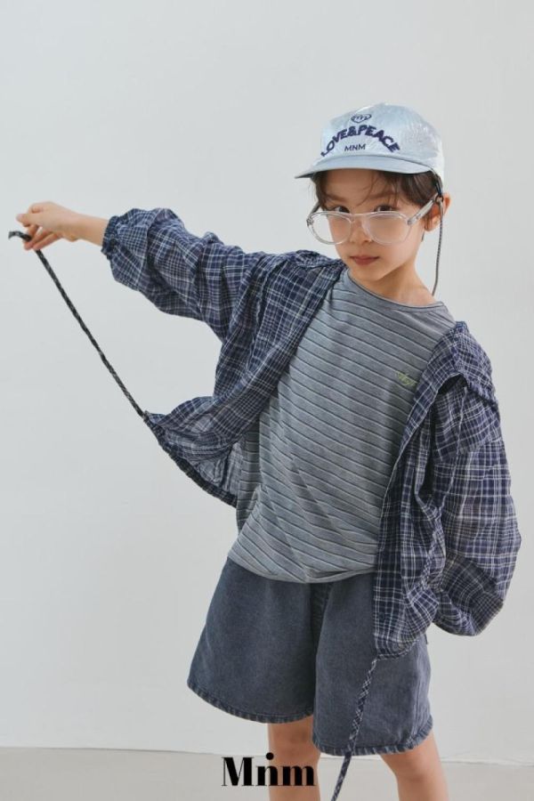 格紋連帽襯衫外套 韓國童裝,男童夏裝,中性童裝,童裝推薦,2026夏季童裝,男童穿搭,韓系童裝,中性穿搭,韓國代購