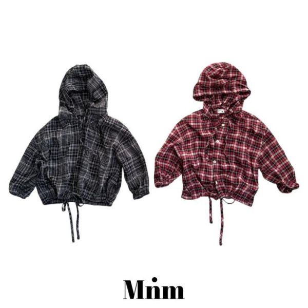 格紋連帽襯衫外套 韓國童裝,男童夏裝,中性童裝,童裝推薦,2026夏季童裝,男童穿搭,韓系童裝,中性穿搭,韓國代購