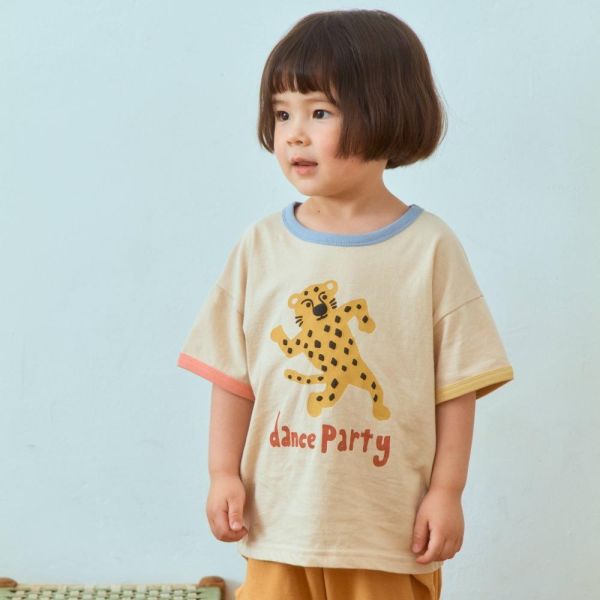 動物跳舞短袖上衣 韓國童裝,男童夏裝,中性童裝,童裝推薦,2026夏季童裝,男童穿搭,韓系童裝,中性穿搭,韓國代購