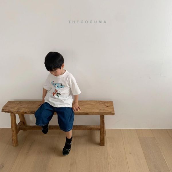 小標籤五分牛仔短褲 韓國童裝,男童夏裝,中性童裝,童裝推薦,2026夏季童裝,男童穿搭,韓系童裝,中性穿搭,韓國代購