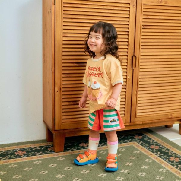 午茶時光短袖上衣 韓國童裝,男童夏裝,中性童裝,童裝推薦,2026夏季童裝,男童穿搭,韓系童裝,中性穿搭,韓國代購