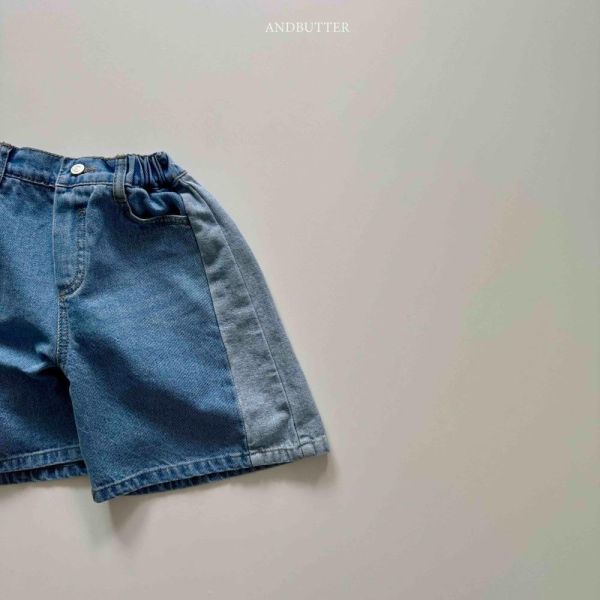 插片牛仔百慕達短褲 韓國童裝,男童夏裝,中性童裝,童裝推薦,2026夏季童裝,男童穿搭,韓系童裝,中性穿搭,韓國代購