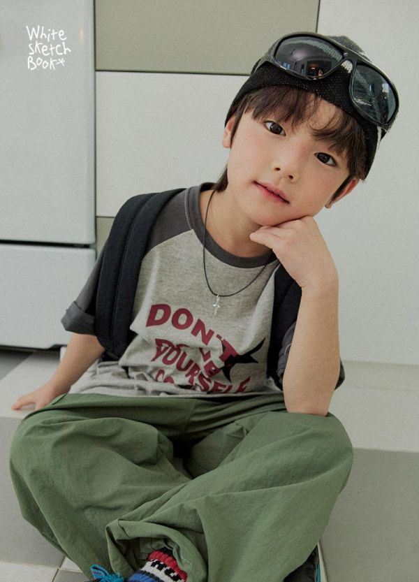 工裝雙側口袋可縮口休閒長褲 韓國童裝,男童夏裝,中性童裝,童裝推薦,2026夏季童裝,男童穿搭,韓系童裝,中性穿搭,韓國代購