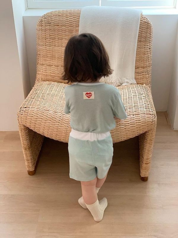 日常透氣網眼舒適套裝 韓國童裝,男童夏裝,中性童裝,童裝推薦,2026夏季童裝,男童穿搭,韓系童裝,中性穿搭,韓國代購