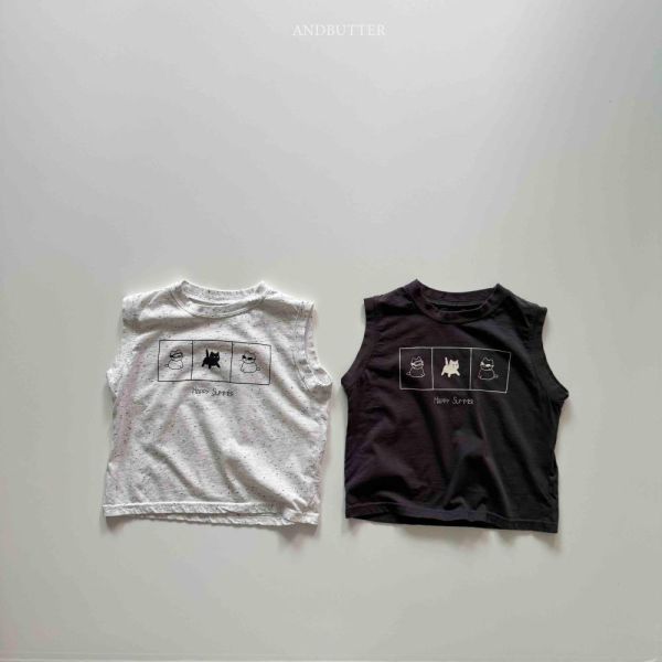 貓貓三格寬肩背心 韓國童裝,男童夏裝,中性童裝,童裝推薦,2026夏季童裝,男童穿搭,韓系童裝,中性穿搭,韓國代購