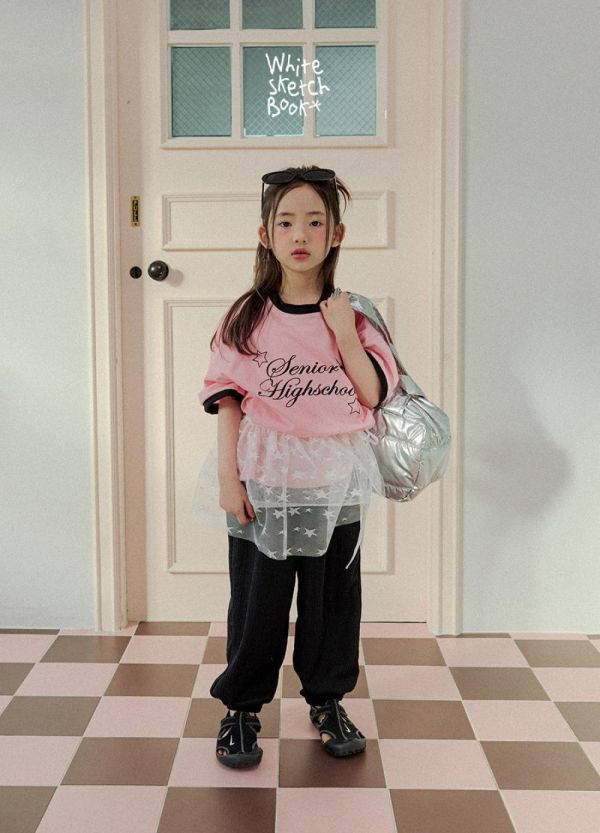 紋理皺褶縮口休閒長褲 韓國童裝,男童夏裝,中性童裝,童裝推薦,2026夏季童裝,男童穿搭,韓系童裝,中性穿搭,韓國代購