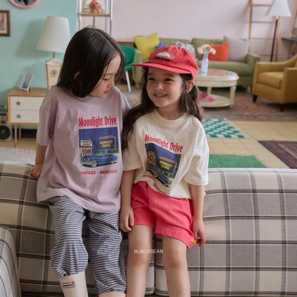 美國公路照片短袖上衣 韓國童裝,男童夏裝,中性童裝,童裝推薦,2026夏季童裝,男童穿搭,韓系童裝,中性穿搭,韓國代購