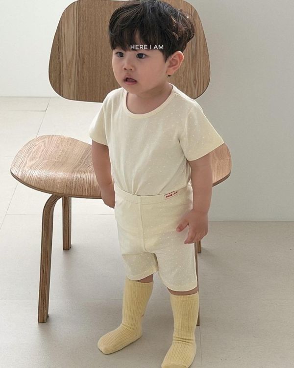 滿滿點點短袖家居服套裝 韓國童裝,男童夏裝,中性童裝,童裝推薦,2026夏季童裝,男童穿搭,韓系童裝,中性穿搭,韓國代購