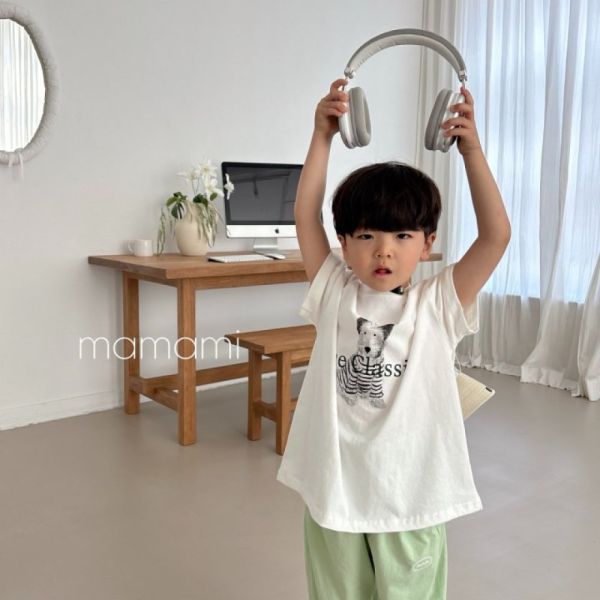 CUUUU DOG短袖上衣 韓國童裝,質感童裝,童裝推薦,韓系風格,男女童裝,韓風穿搭,韓國代購,韓國空運,親子裝