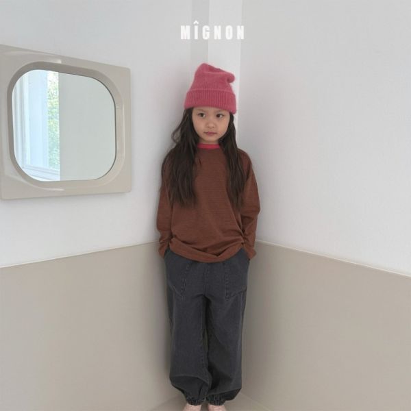 跳色滾邊細條紋長袖上衣 韓國童裝,男童秋裝,中性童裝,韓系童裝推薦,2025秋季童裝,韓國男童新款,中性風男童穿搭,秋季男童服飾推薦,小男友穿搭