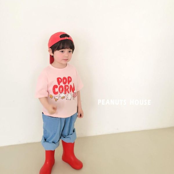 爆米花短袖上衣 韓國童裝,男童夏裝,中性童裝,童裝推薦,2026夏季童裝,男童穿搭,韓系童裝,中性穿搭,韓國代購
