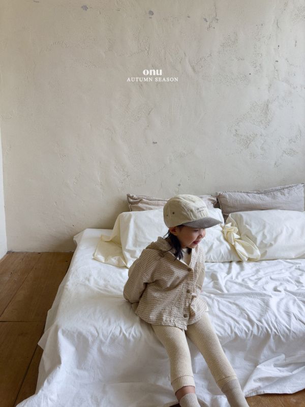 清新格紋連帽薄外套 