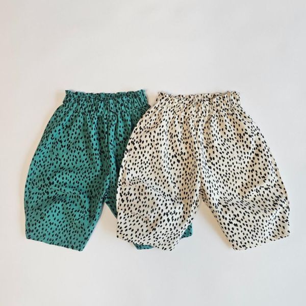 斑點抓摺七分短褲 韓國童裝,男童夏裝,中性童裝,童裝推薦,2026夏季童裝,男童穿搭,韓系童裝,中性穿搭,韓國代購