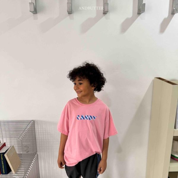 拐杖CANDY短袖上衣 韓國童裝,男童夏裝,中性童裝,童裝推薦,2026夏季童裝,男童穿搭,韓系童裝,中性穿搭,韓國代購