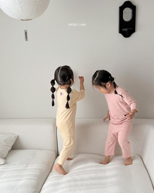 超級舒服七分袖家居服套裝 韓國童裝,男童夏裝,中性童裝,童裝推薦,2026夏季童裝,男童穿搭,韓系童裝,中性穿搭,韓國代購