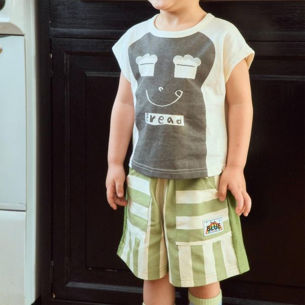 交錯條紋休閒短褲 韓國童裝,男童夏裝,中性童裝,童裝推薦,2026夏季童裝,男童穿搭,韓系童裝,中性穿搭,韓國代購