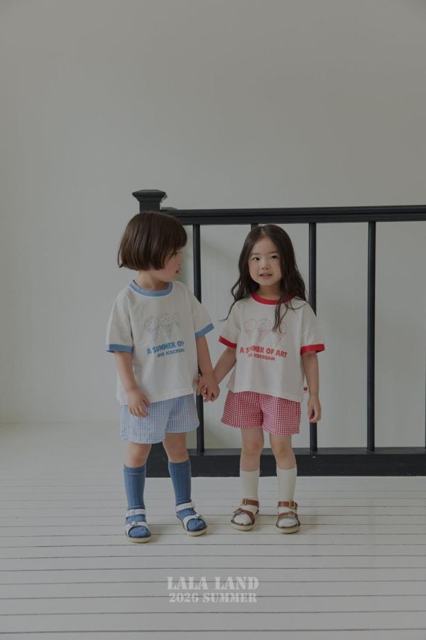 簡單MINI格紋休閒短褲 韓國童裝,男童夏裝,中性童裝,童裝推薦,2026夏季童裝,男童穿搭,韓系童裝,中性穿搭,韓國代購