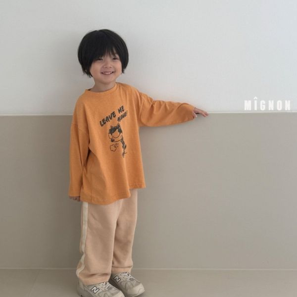 氣噗噗菲力貓長袖上衣 韓國童裝,男童秋裝,中性童裝,韓系童裝推薦,2025秋季童裝,韓國男童新款,中性風男童穿搭,秋季男童服飾推薦,小男友穿搭
