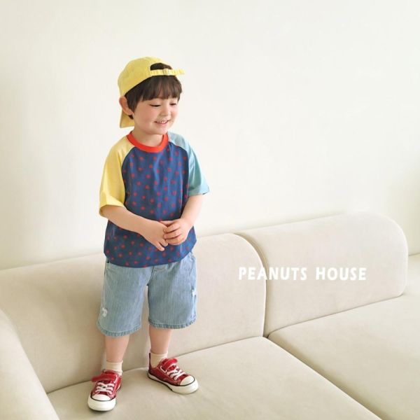 滿點星星撞色短袖上衣 韓國童裝,男童夏裝,中性童裝,童裝推薦,2026夏季童裝,男童穿搭,韓系童裝,中性穿搭,韓國代購