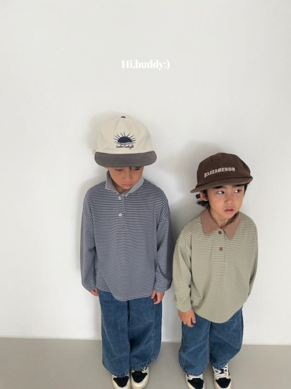 條紋POLO衫長袖上衣 韓國童裝,男童秋裝,中性童裝,韓系童裝推薦,2025秋季童裝,韓國男童新款,中性風男童穿搭,秋季男童服飾推薦,小男友穿搭